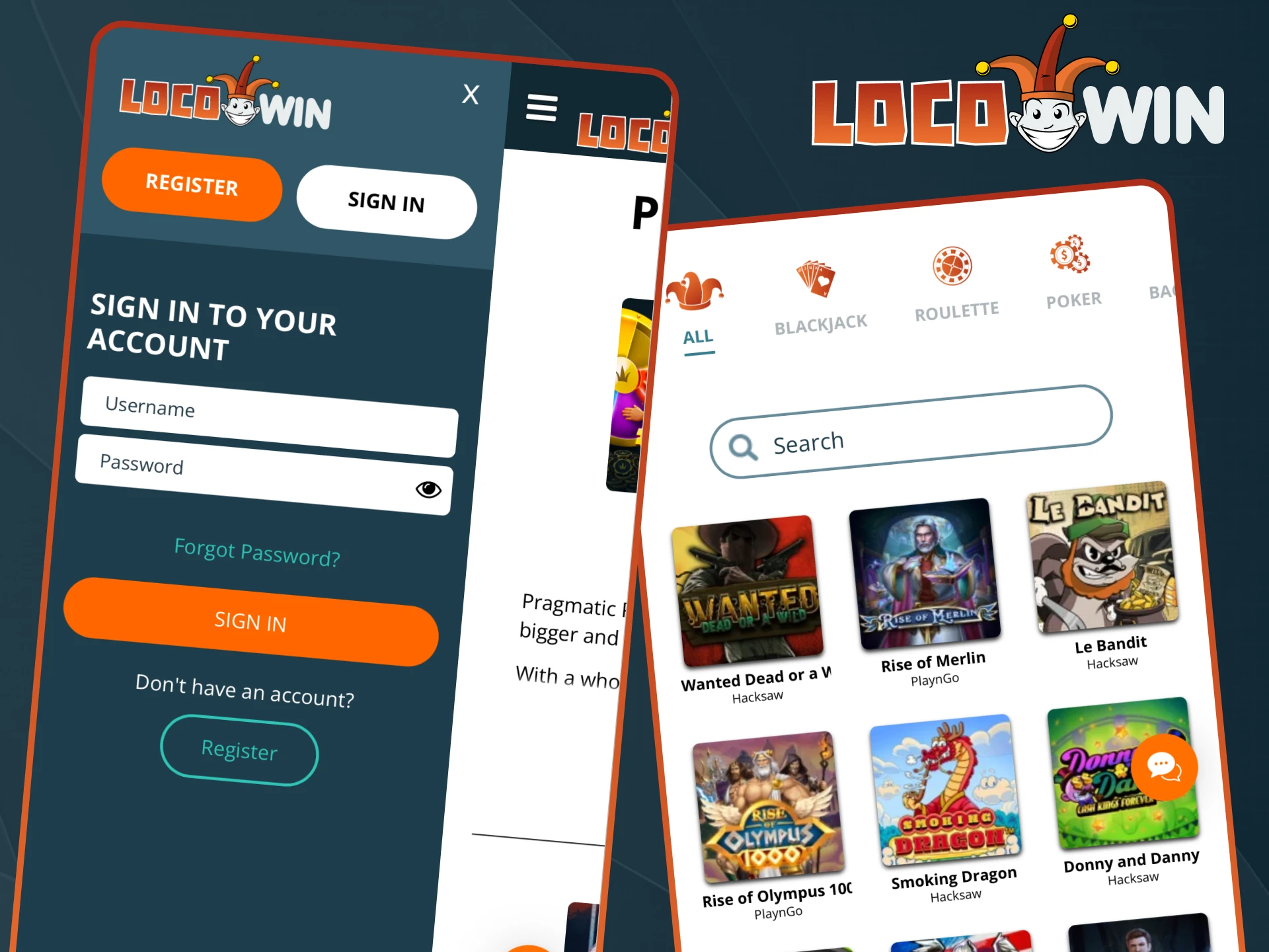 Melde dich schnell und sicher in deinem Benutzerkonto über die Locowin App an.