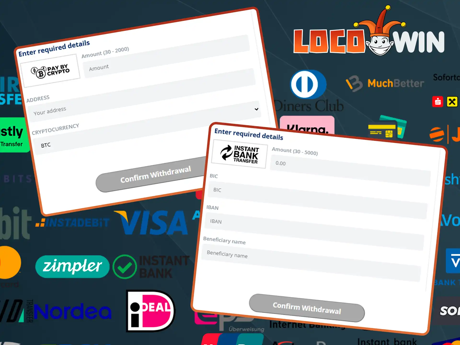 Aprende a retirar tu dinero ganado en Locowin rápidamente.