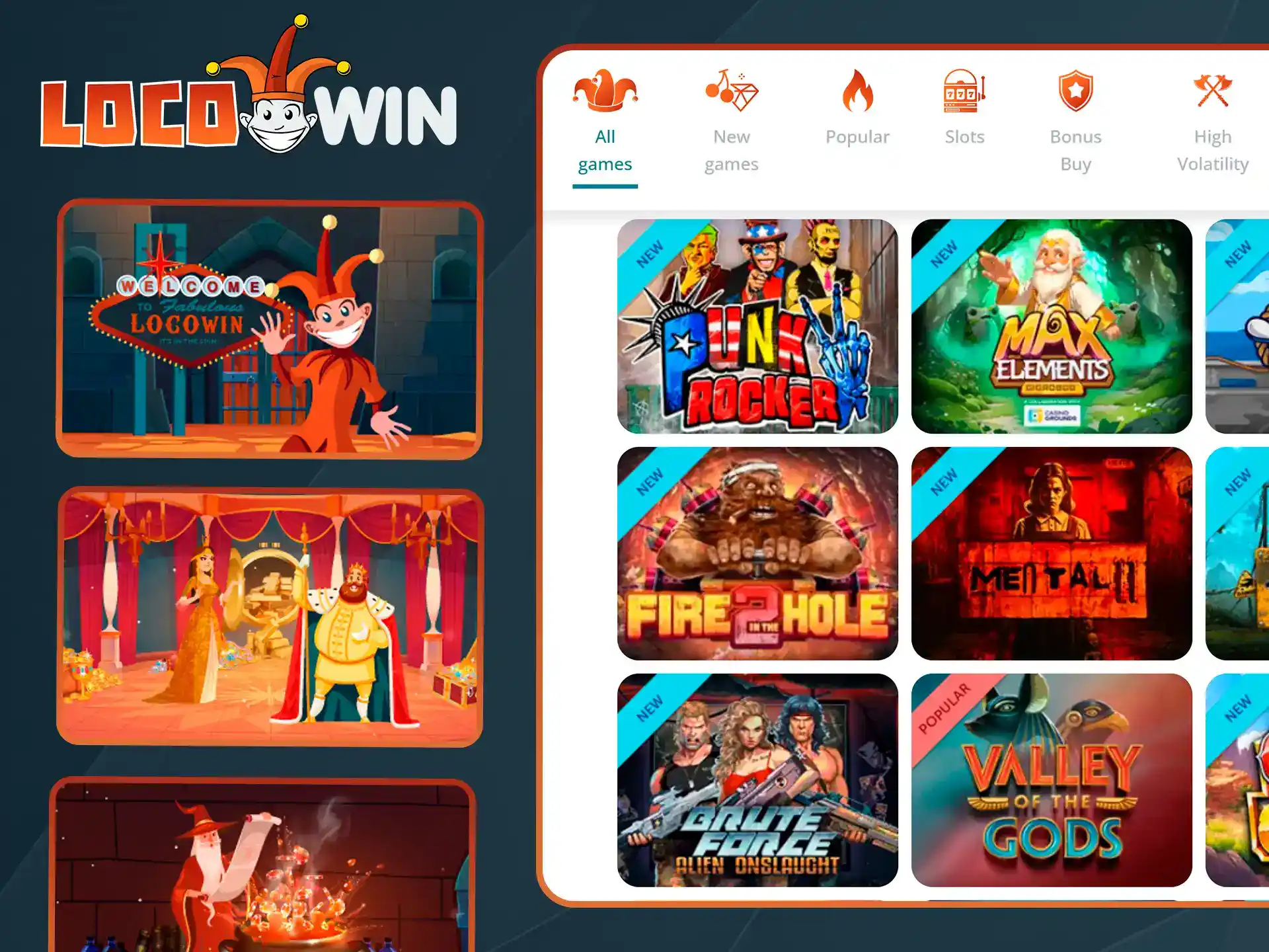Reclama un generoso bono de bienvenida para jugar a las slots en Locowin.