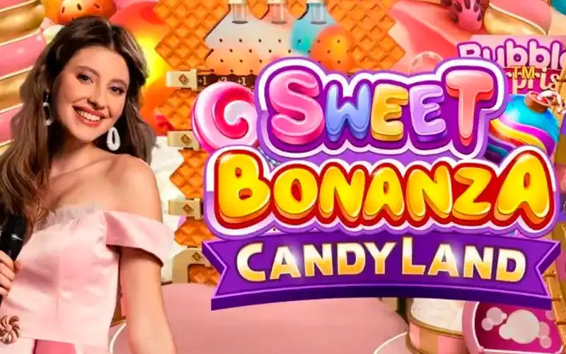 Adéntrate en Sweet Bonanza CandyLand en el casino en vivo Locowin.