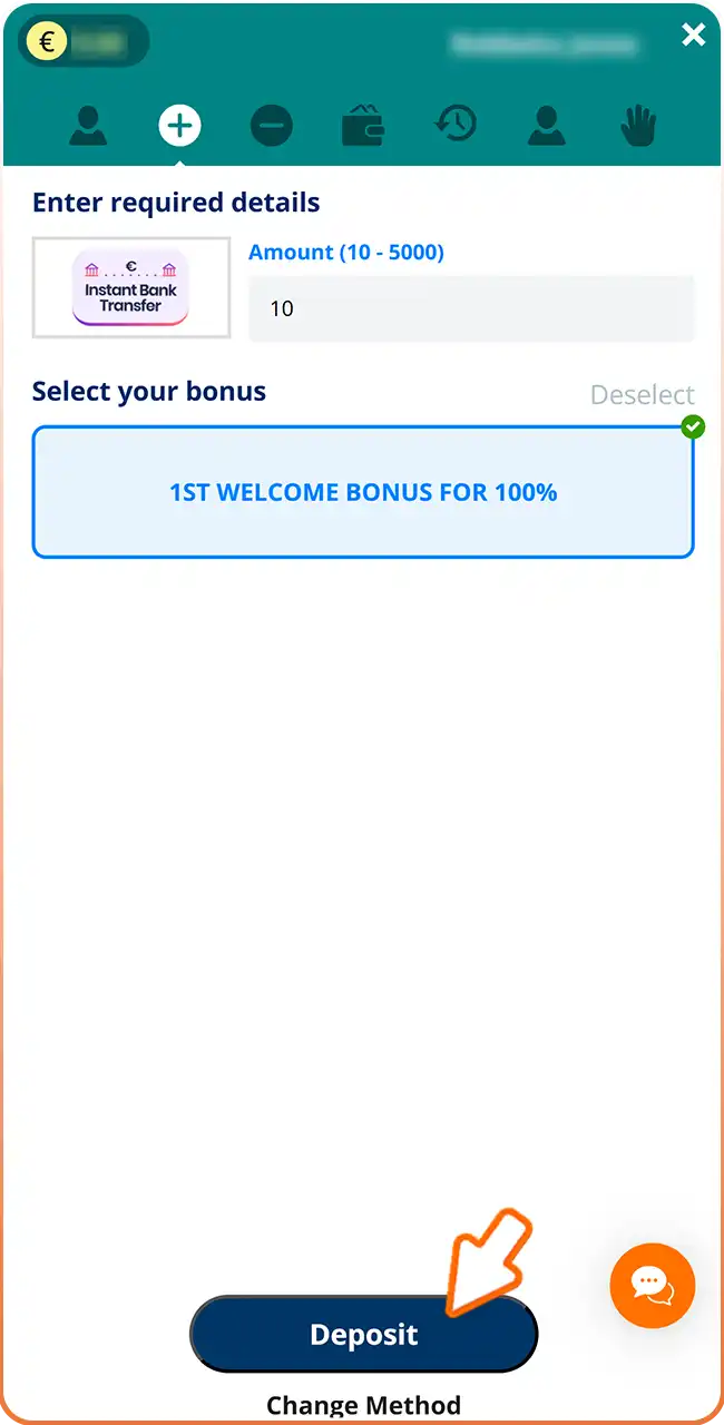 Tätigen Sie Ihre erste Einzahlung bei Locowin online.